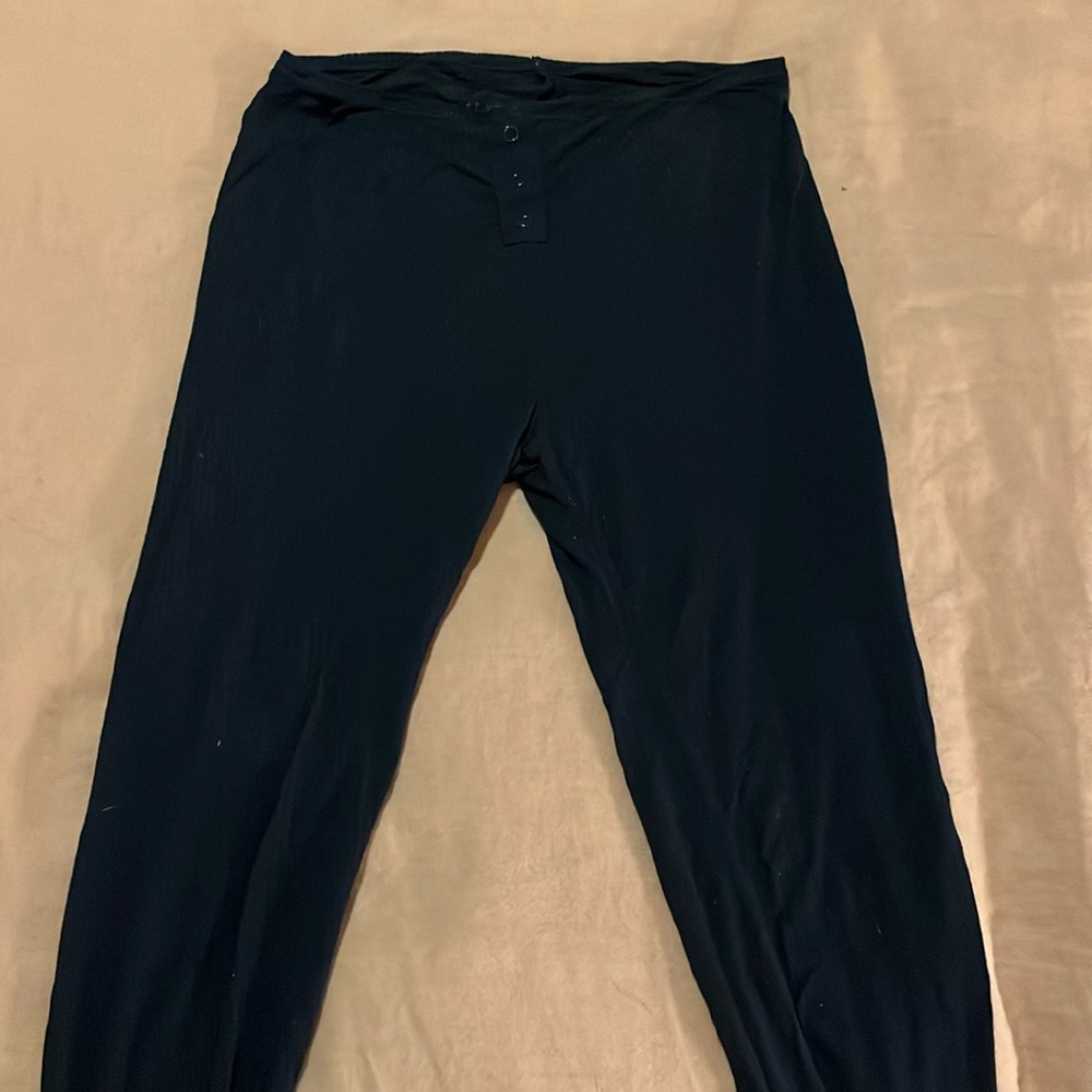 Navy Negative Underwear whipped leggings